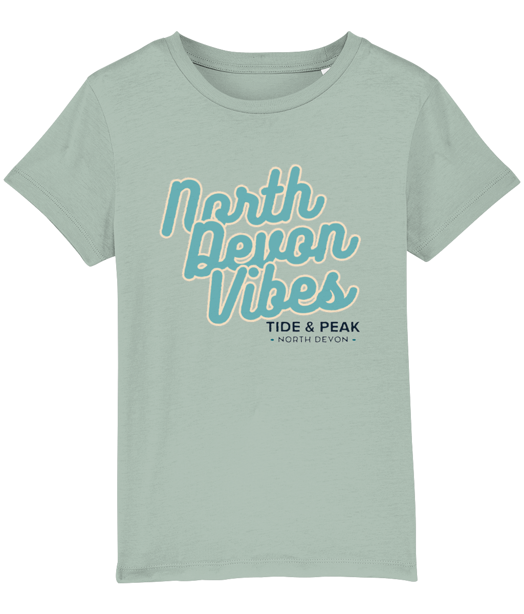 North Devon Vibes Kids Organic Tee