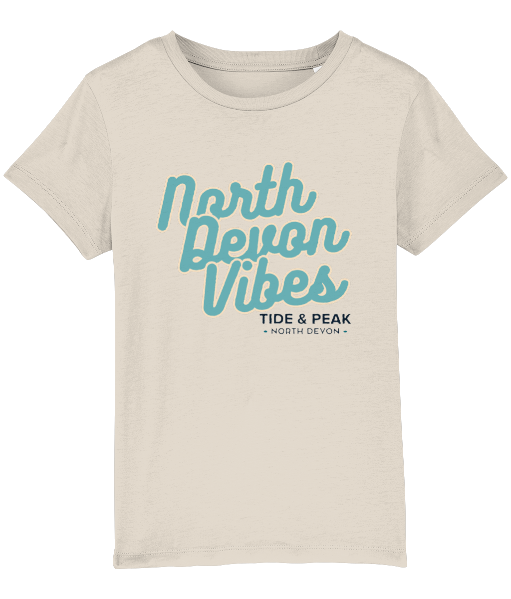North Devon Vibes Kids Organic Tee