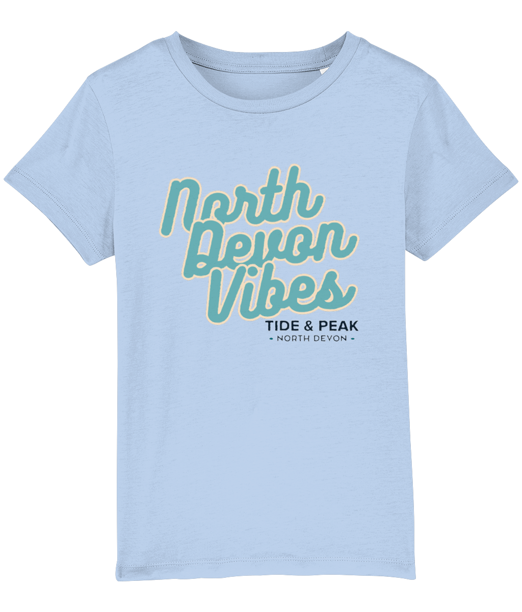North Devon Vibes Kids Organic Tee