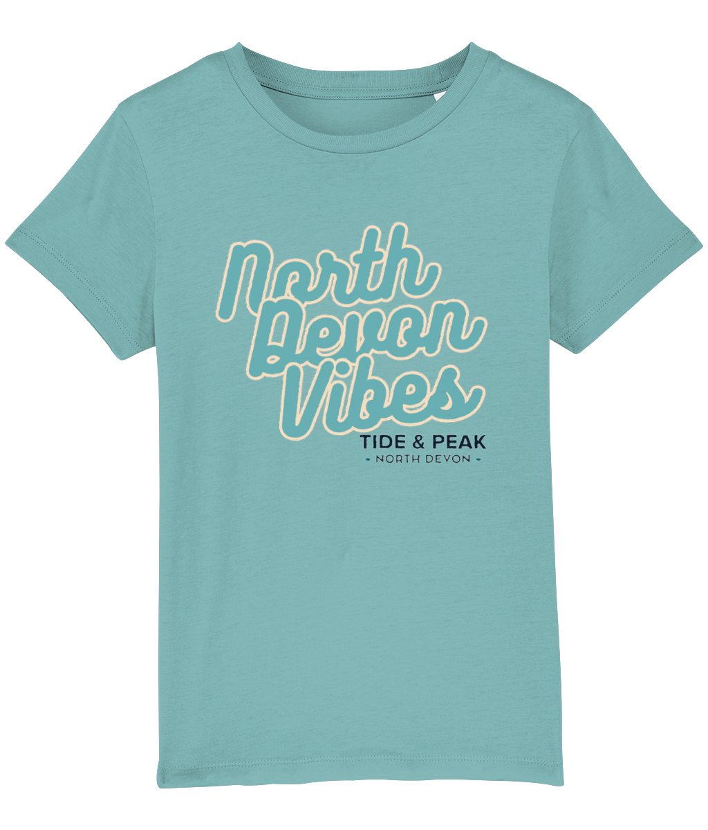 North Devon Vibes Kids Organic Tee