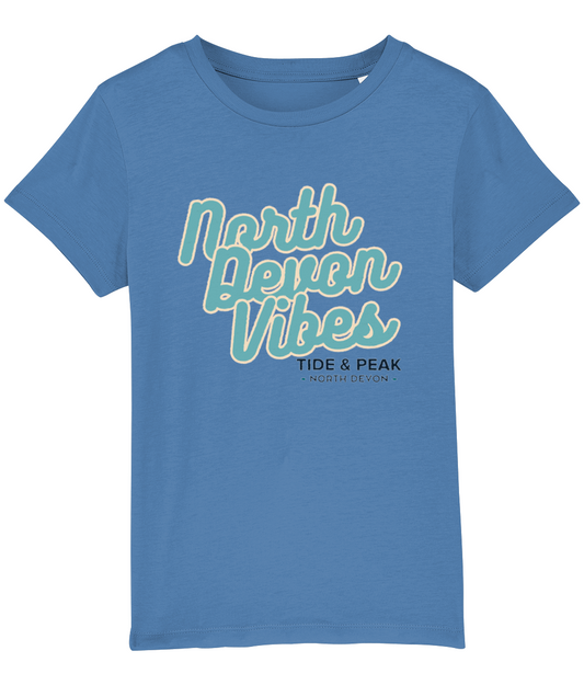 North Devon Vibes Kids Organic Tee