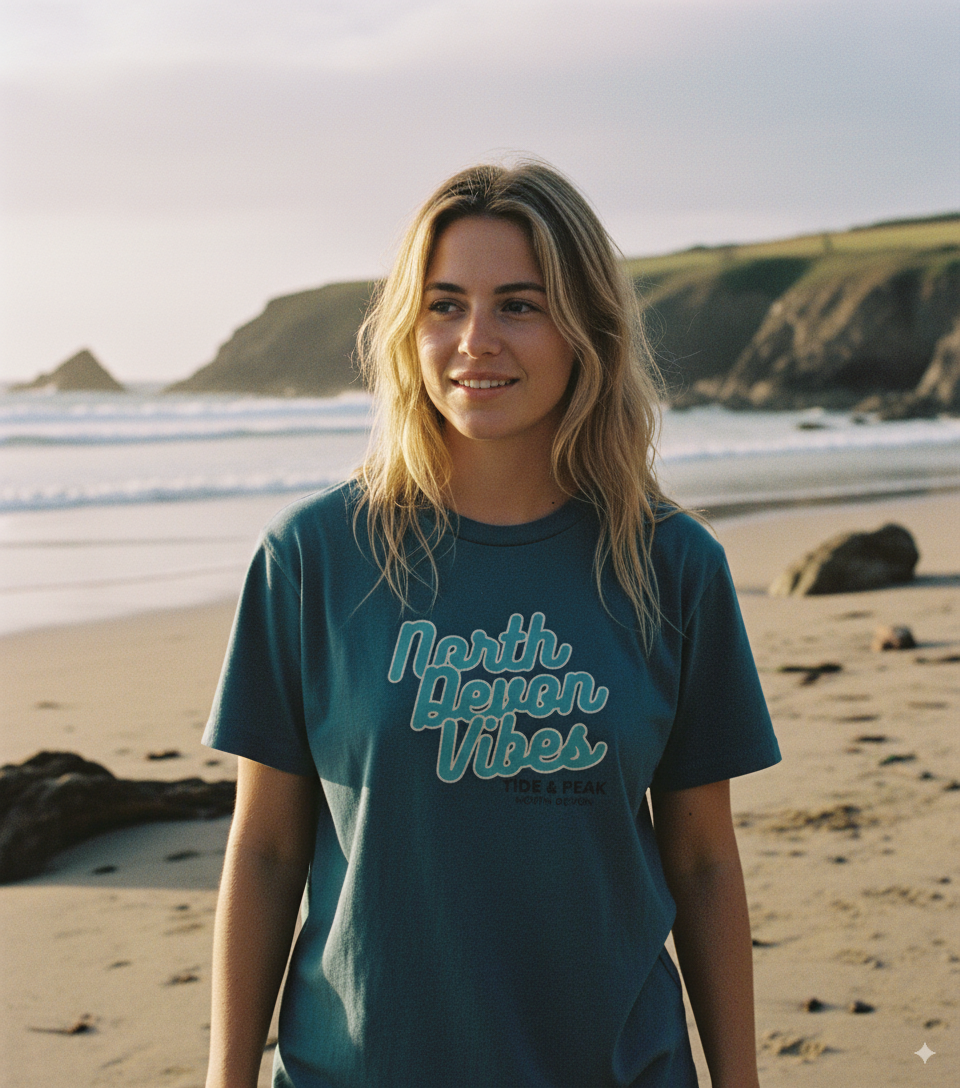 North Devon Vibes Women's Organic Tee