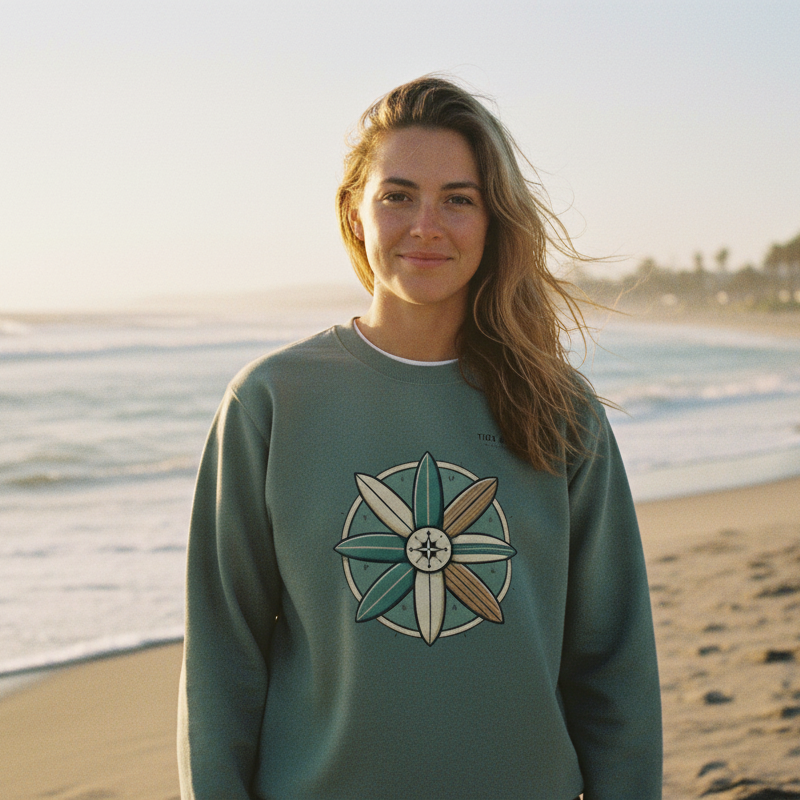 Compass Women's Organic Sweatshirt